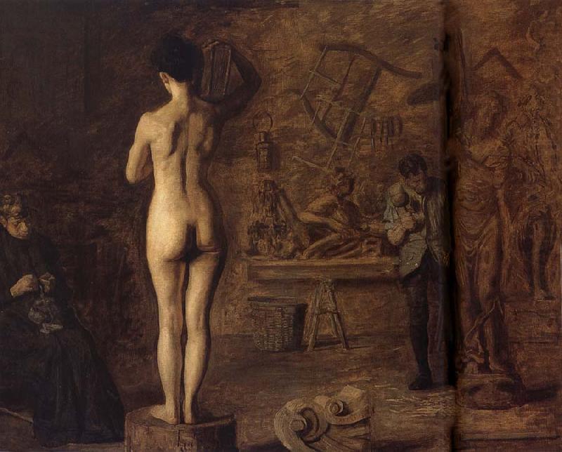 The William is Carving his goddiness, Thomas Eakins